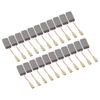 20PCS Kohlebürsten Für Motor Winkel Grinder 15x8x5mm Werkzeug 45mm Nützlich