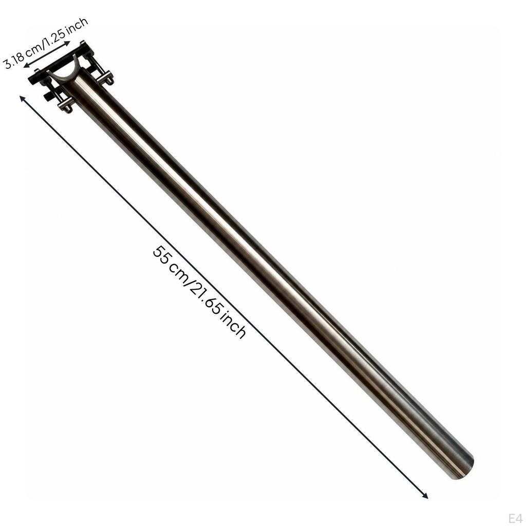 Lightweight Titanium Seatpost Precision-Machined Cycle Long-Lasting