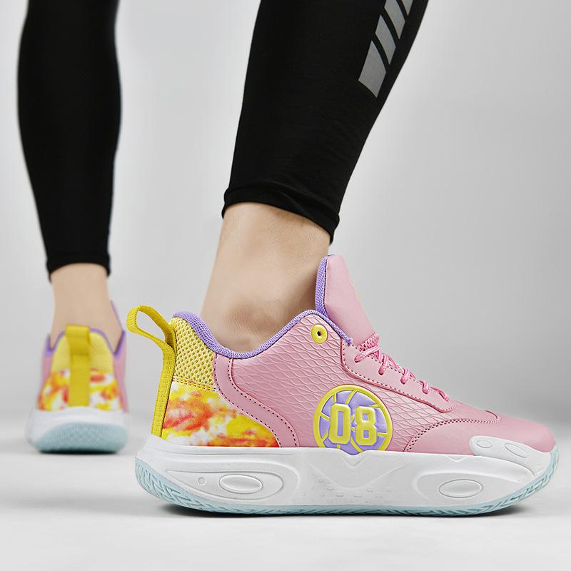 New Basketball Shoes Men's Boots Middle School Students Teenagers Primary School Students Training Game Sneakers Cement Sports Shoes
