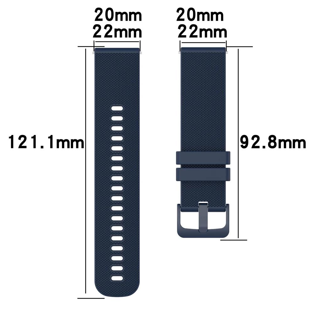 22mm 20mm Silicone Strap For HUAWEI WATCH GT 4 Pro 46mm Band GT 3 SE 2 42mm Bracelet HONOR Magic Watch 4 GS 3 Pro ES Replacement