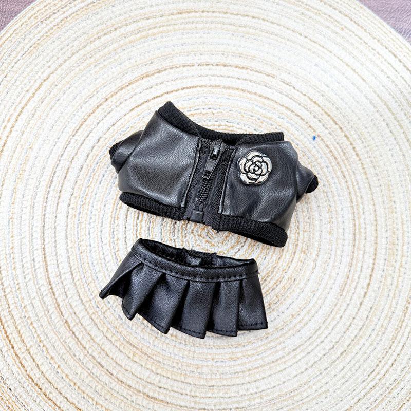 Sexy Oblečení pro 17cm Panenky Idol Labubu Plyšové Oblečení pro Panenky Kawaii Doplňky Korea Kpop Exo Mikina Oblečení Outfit Bez Panenky