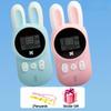 2PCS Kids Walkie Talkie Mini Phone Call Cartoon Children Talkie Walkie Toys 3KM Range UHF Interphone Radio Boys Girls Gifts