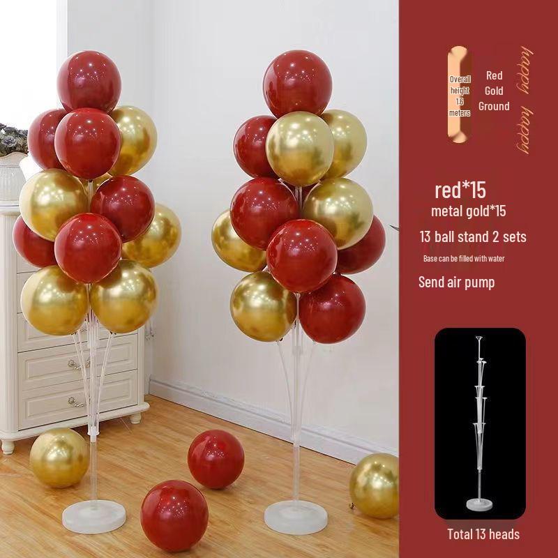 Floor-Standing Balloon Decoration Set for Birthday or Store Opening