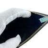 Salvatore Ferragamo 220023CALF GanciniMetal leather Purse Navy leather Used