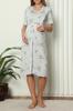 Maternity Tunic Nightgown Short Sleeve Lycra Plus Size Wide Size Range
