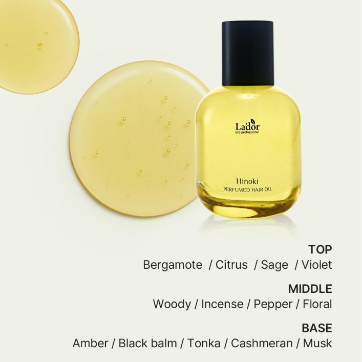 [Lador] BTS JIMIN Pick Perfume Hair Oil Set (80ml + 10ml Mini) - [K-BEAUTY] Niche Scent & Silk Care