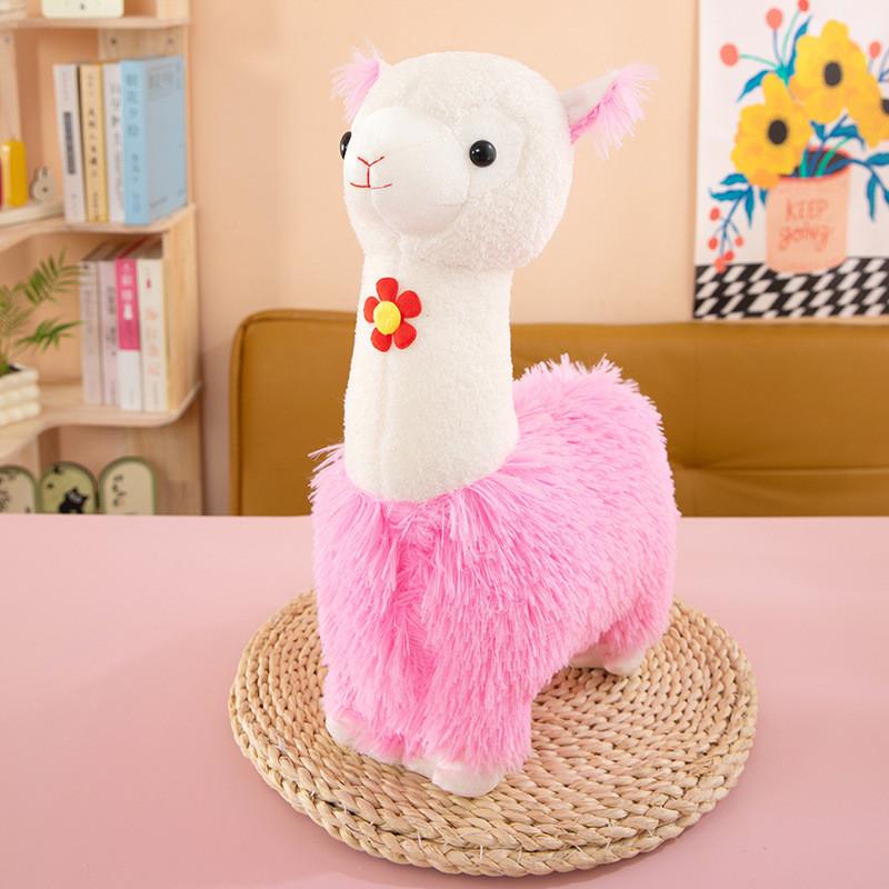 Plush Alpaca Cartoon Toy With Pp Cotton Filling For Kids And Gift Giving