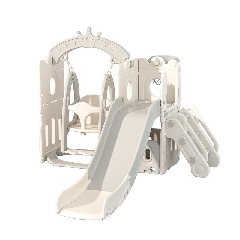 Multifunctional Indoor Play Slide and Swing Set for Kids
