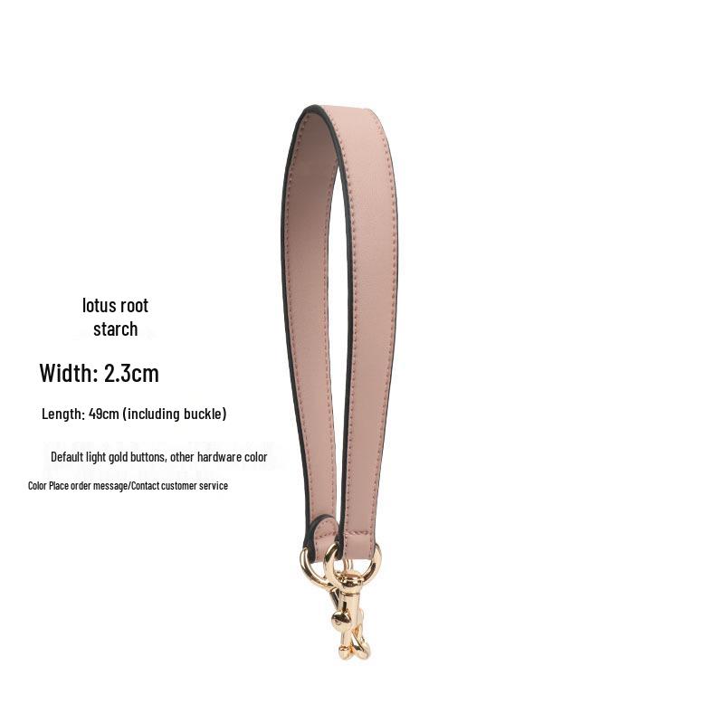 Black PU Handbag Replacement Strap: Women's Underarm Bag, Short Single Shoulder Handle, Trendy Plain Design