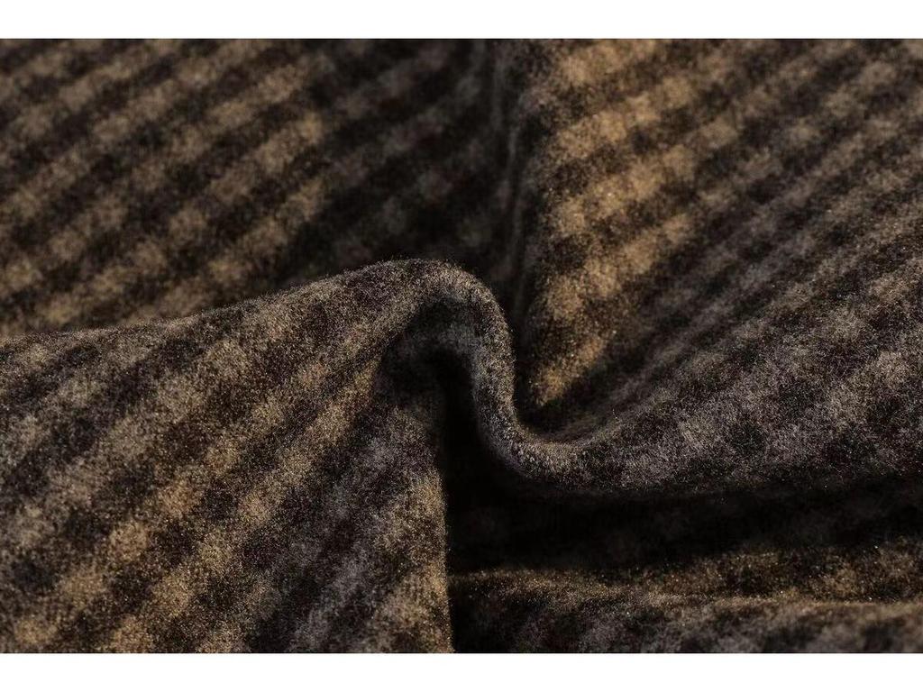 Plaid Tweed High Waist Midi Skirt - Korean Style, Thickened, Warm, Elastic, with Slit.