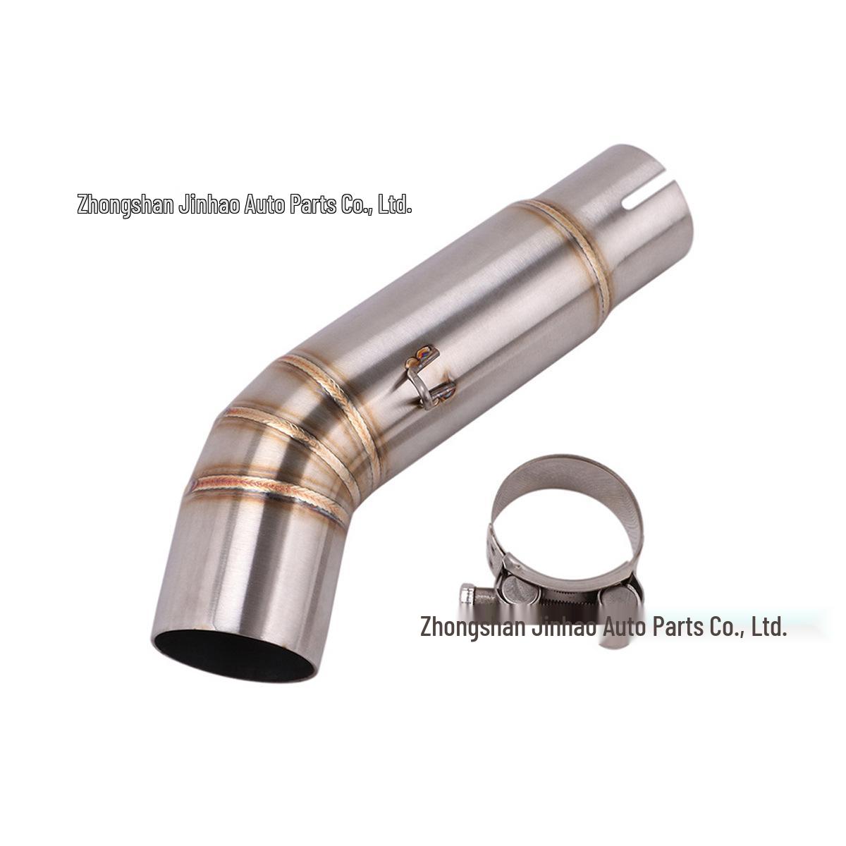 

Titanium Front Exhaust Pipe for 2021 Suzuki GSX-R Models - Ideal for Motorcycle Modification.
