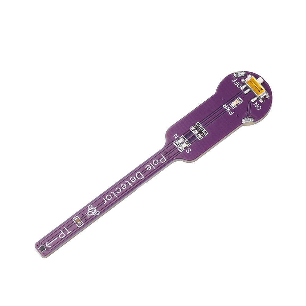 Handheld Magnetic Pole Detector Induction Magnet Direction Recognition NS Identification Module with Dual Nolor LED Indicator