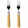 Nagao Epicheck Dinner Cutlery 8 Made In Japan Set, Pieces, Yellow,