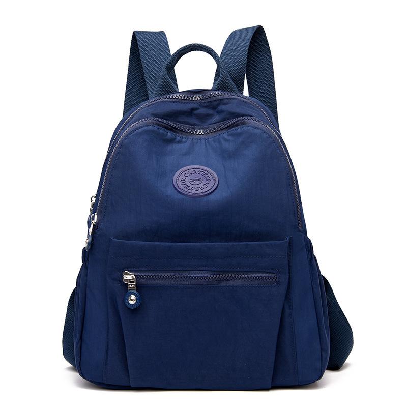 Manufacturer Backpack Women's Large Capacity Simple Versatile Backpack Bags Women's Fashion Lightweight Travel Bag Wholesale Women
