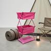 X-Style Folding Storage Rack Open-Shelf Multi-Level Space-Saving
