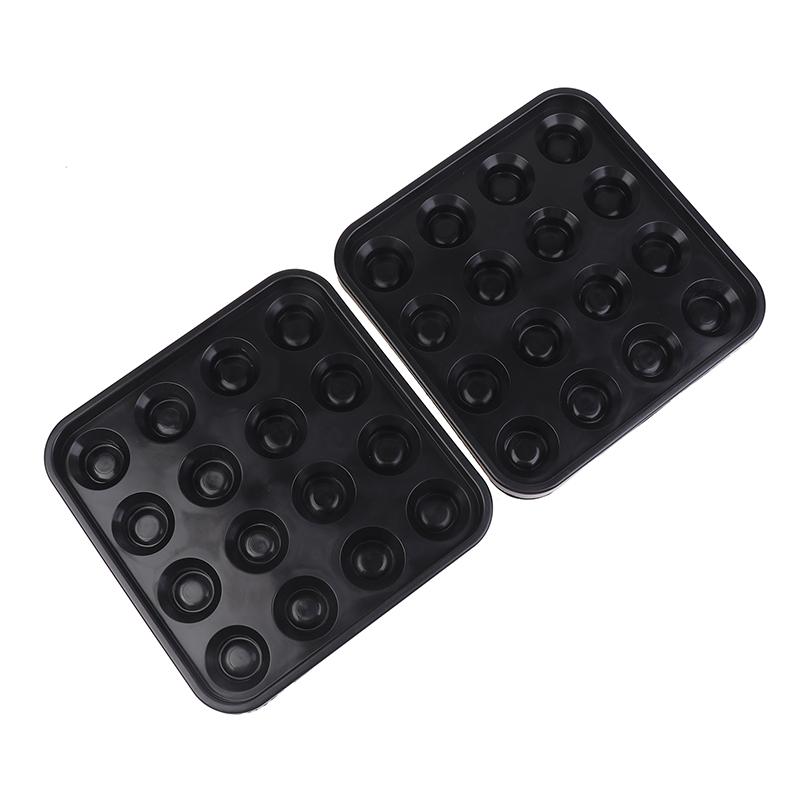 16/22 Grids Billiards Tray Portable Billiard Balls Tray For Pool Halls For Billiards Parlor Billiard Ball Storage Organizer