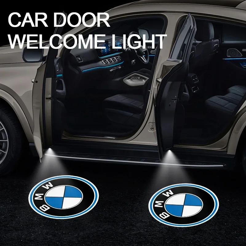 BAAU1 For BMW 1/2 Pcs Auto Wireless Door Led Welcome Light Projection Lamp Light For BMW M Power Performance E36 E39 E87 E90 X3 X5