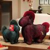 Year Of The Horse Plush Toy With Short Pile Velvet For Gift And Home Decor