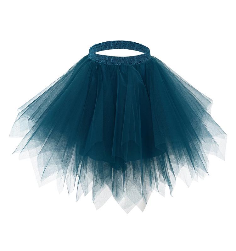 Mesh Princess Tutu Skirt for Kids - Puffy Ballet Dance Costume Skirt