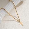 Fashionable Crosses Pendant Necklace Elegant Styles for Men and Women Sturdy Alloy Minimalist Jewelry Accessory
