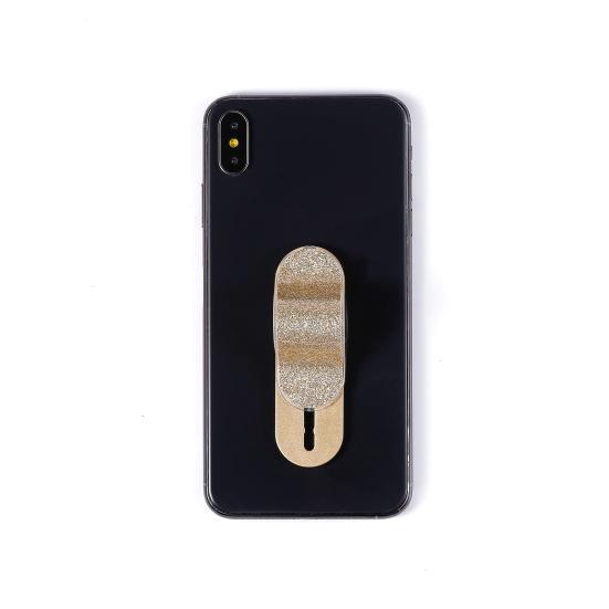 U-shaped Universal Cell Stand Back Sticker Phone Grip Finger Ring Holder Support