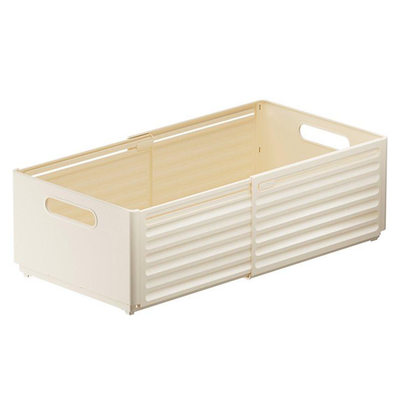 A84E-Expandable Plastic Storage Boxes, Multi-Purpose Folding Organizer, Drawer Storage Divider For Bedroom, Kitchen Storage