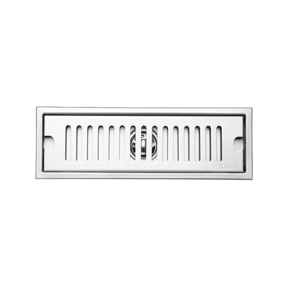 

Gully Waste Trap Linear Shower Floor Drain Gravity Self Sealing Floor Drain Core Design Silver Space Wear Resistant