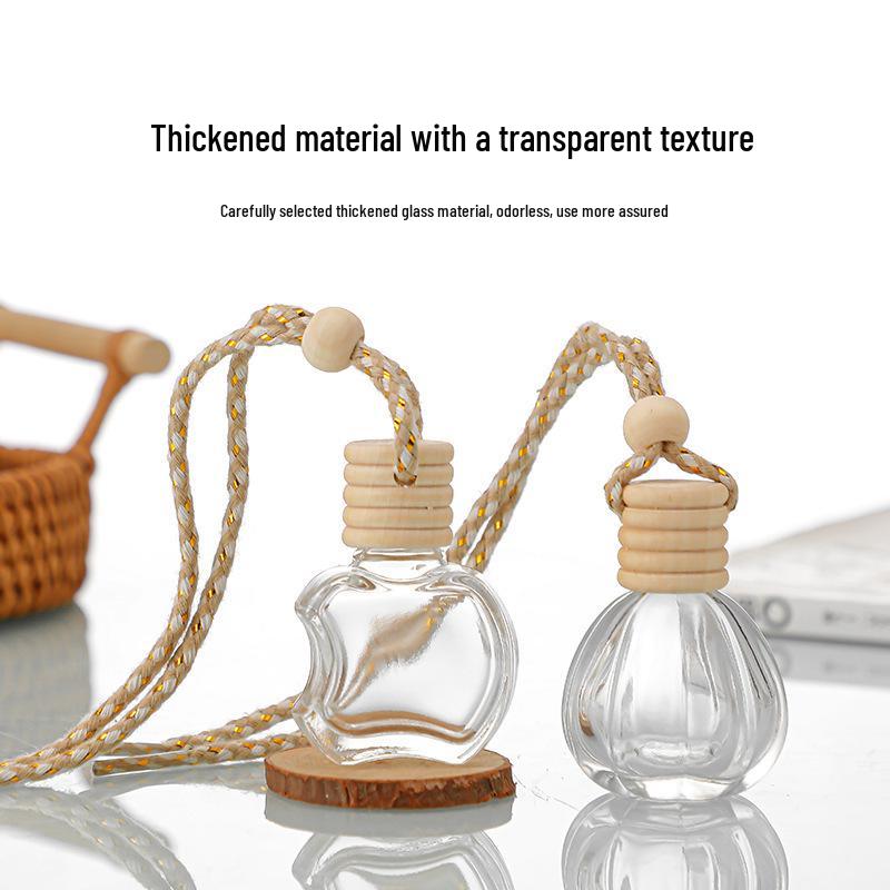 10ml Transparent Glass Car Air Freshener Pendant & Perfume Diffuser Bottle