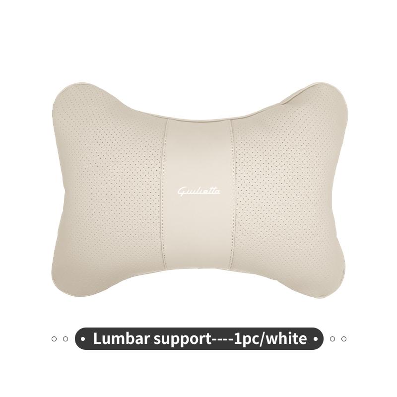 Car Headrest Neck Pillow Lumbar Support Cushion Interior Accessories For Alfa Romeo GT Stelvio F1 Brera Volante Tonale Gloria