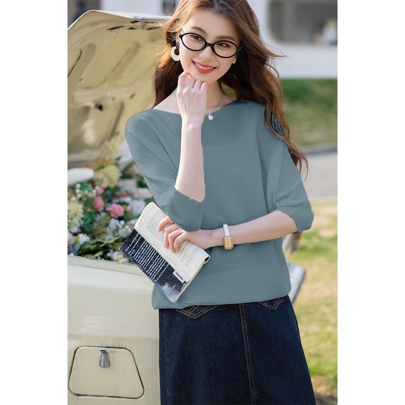 Mocana Women's Urban Casual 3/4 Sleeve Knit Top MKNJD3632