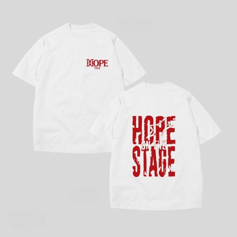BTS - J-hope Stage Kpop Tshirt Tees Unisex Oversized Boxy Tee, Perfect for Concerts, Festivals, Everyday Wear, Casual Style