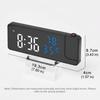 12/24H Format Projection Alarm Clock Multi-functional Desk Clock Clock LED Clock  Bedroom