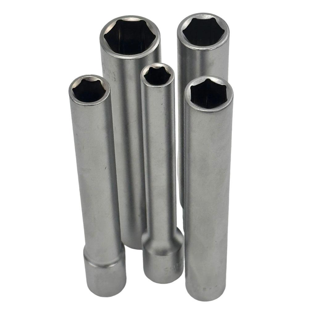 8-14mm 12 Point Hex Socket Head 3/8 Inch Drive Adapter Spanner Converter 120mm Chrome Vanadium Steel For Electric Wrench Tool