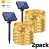 Outdoor Solar String Lights LED Waterproof Copper Wire Xmas Garden Party Decor