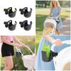ABS Strollers Cup Holder Storage Organiser Nonslip Rubber Grip Flexible Silicone Insert for Secure