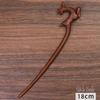 Sandalwood Handmade Animal Hairpin - Chinese Style, Portable & Curly Hair Design