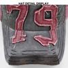 Color matching washed baseball cap embroidered baseball cap three-dimensional patch letter embroidery cap sun hat