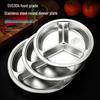 Danshi 304 Stainless Steel 3-Compartment Kids' Divided Plate