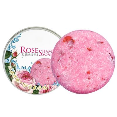 Kalın Saç Gül Özlü Sabun Barı Anti Gri Karartma Çubuğu Doğal Bitki Özlü Esansiyel Yağ Şampuanı Erkekler Kadınlar Çocuklar Gençler için, 1 Adet