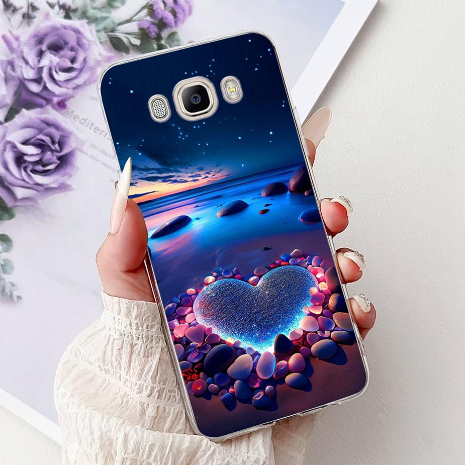 For Samsung Galaxy J5 2016 Case SM-J510F New Luxury Painted Cover Soft Silicone Phone Case For Samsung J3 J5 J7 2016 Fundas Capa
