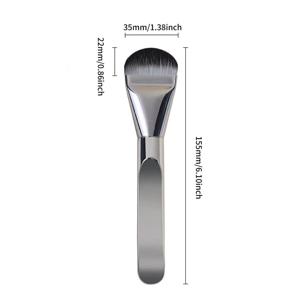 Ultra-thin Foundation Brush Non-marking No Powder Concealer Brush Wide Tongue Flat Head Makeup Brush Women Beauty Tools