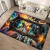 Colorful Fantasy Hourglass Patterned Carpet with Ocean and Sunset Design Suitable for Use As an Anti-slip for Living Room Bedroom Sofas