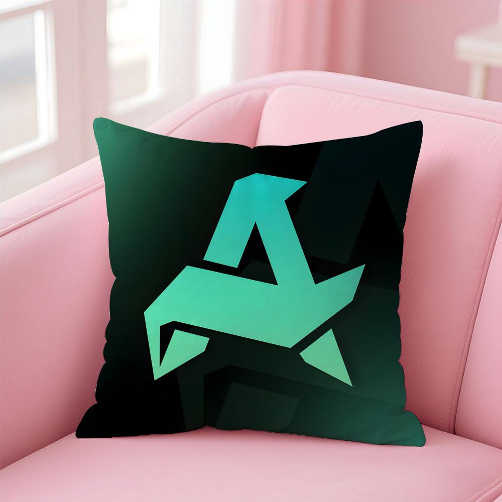 CSGO team logo meme Spirit Falcon Cushion Cover Pillow Case Soft Friendly Fabric Concealed Zipper 30X30cm