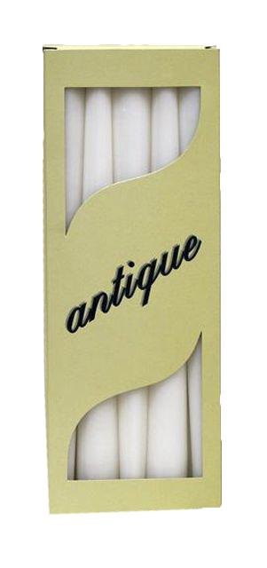 Pastel Candles 10 Pcs, White