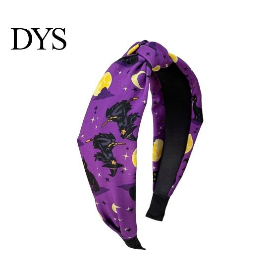 Daily Makeup Face Washing Headband Halloween Headbands for Women Girls, Wide Knotted with Witch Spider Web Themed Hair Styling Tools Ghost Pumpkin,