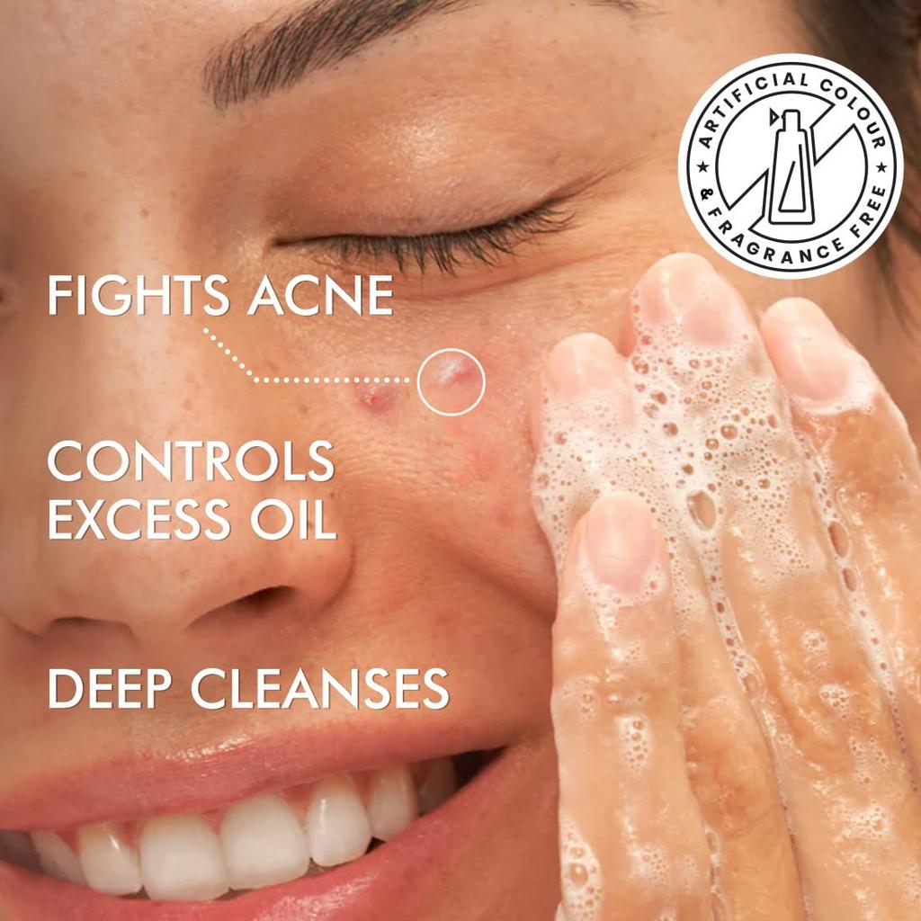 mCaffeine 2% Salicylic Acid Niacinamide Matcha Tea Face Wash 100 ml Pack of 1 For Acne Prone Skin