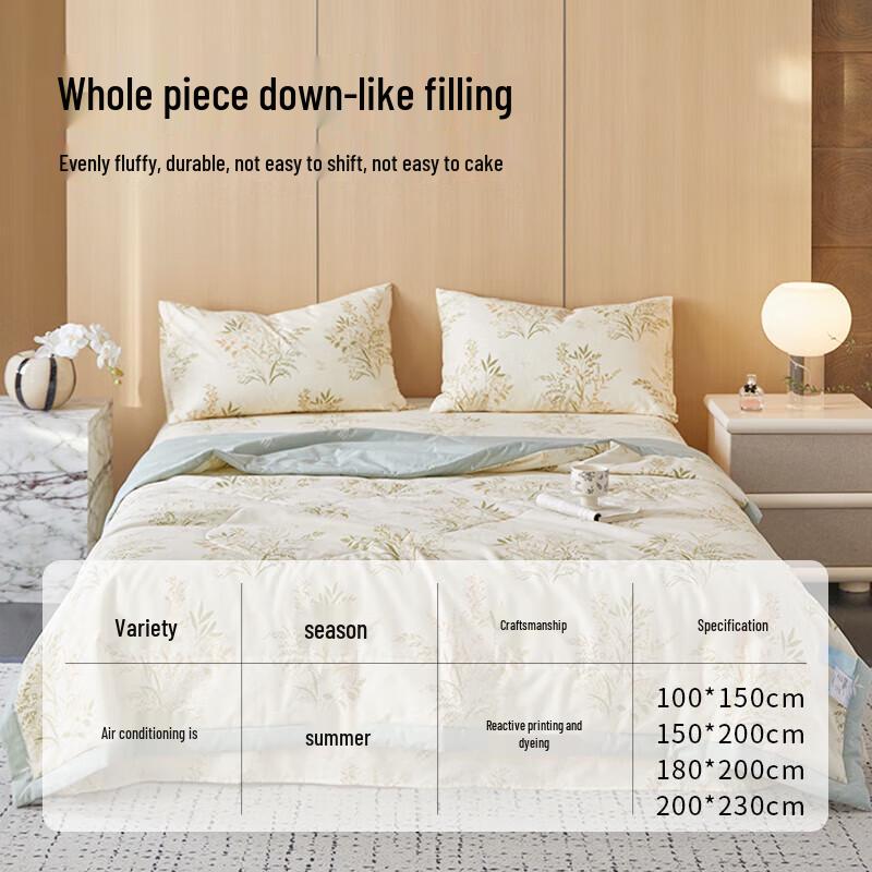 Kołdra całoroczna MUJI z włókna sojowego