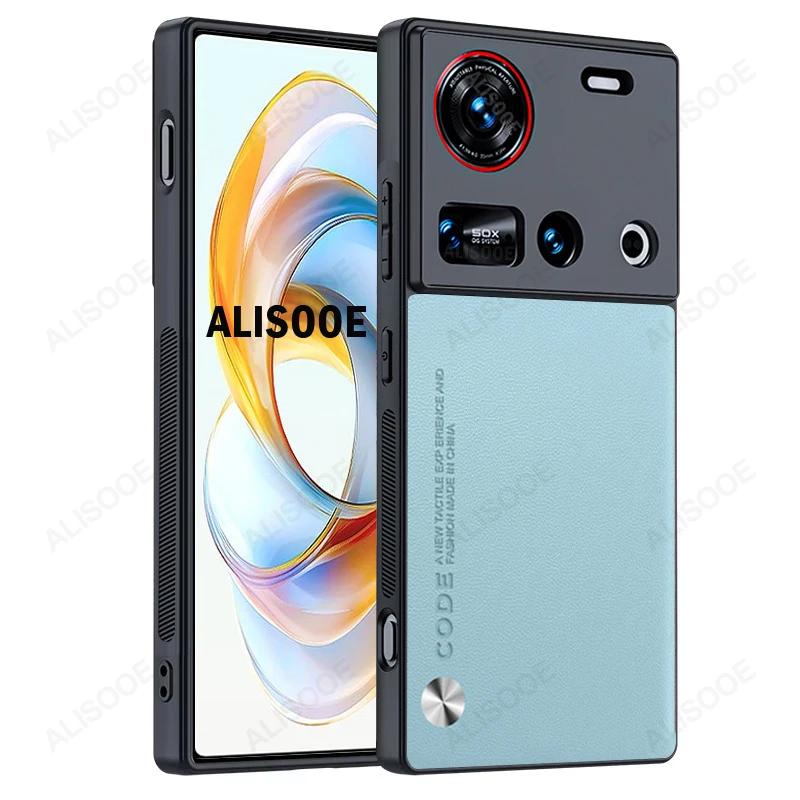 Luxus Hülle für Nubia Z70 Ultra Case Hochwertige PU-Leder Schutzhülle für ZTE Nubia Z70 Ultra 5G Stoßfeste Capa