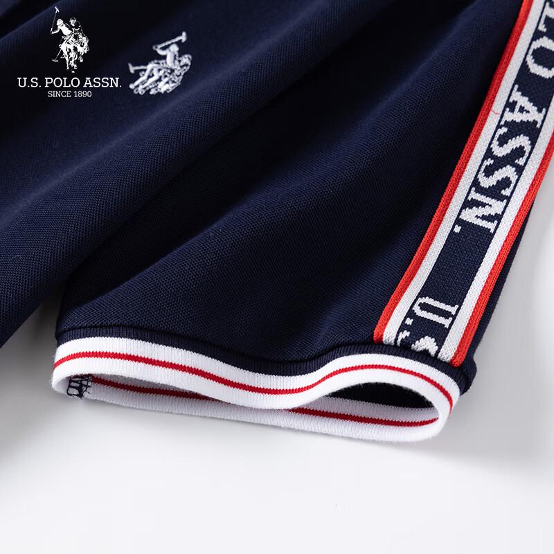 U.S. POLO ASSN. Women's Short Sleeve Polo A-line Dress