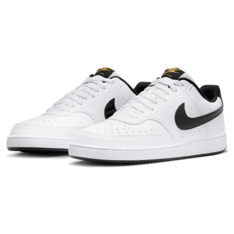 Nike Court Vision Low White Black Metallic Gold  DV1899-100
